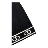 TWINSET gonna tinta unita con logo Nero per Bambina 242GJ3164 NERO TWINSET 