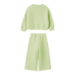 Il Gufo Completo 2 Pezzi Felpa-Pantalone Tinta Unita per Neonata P25DP543MF701 VERDE IL GUFO 
