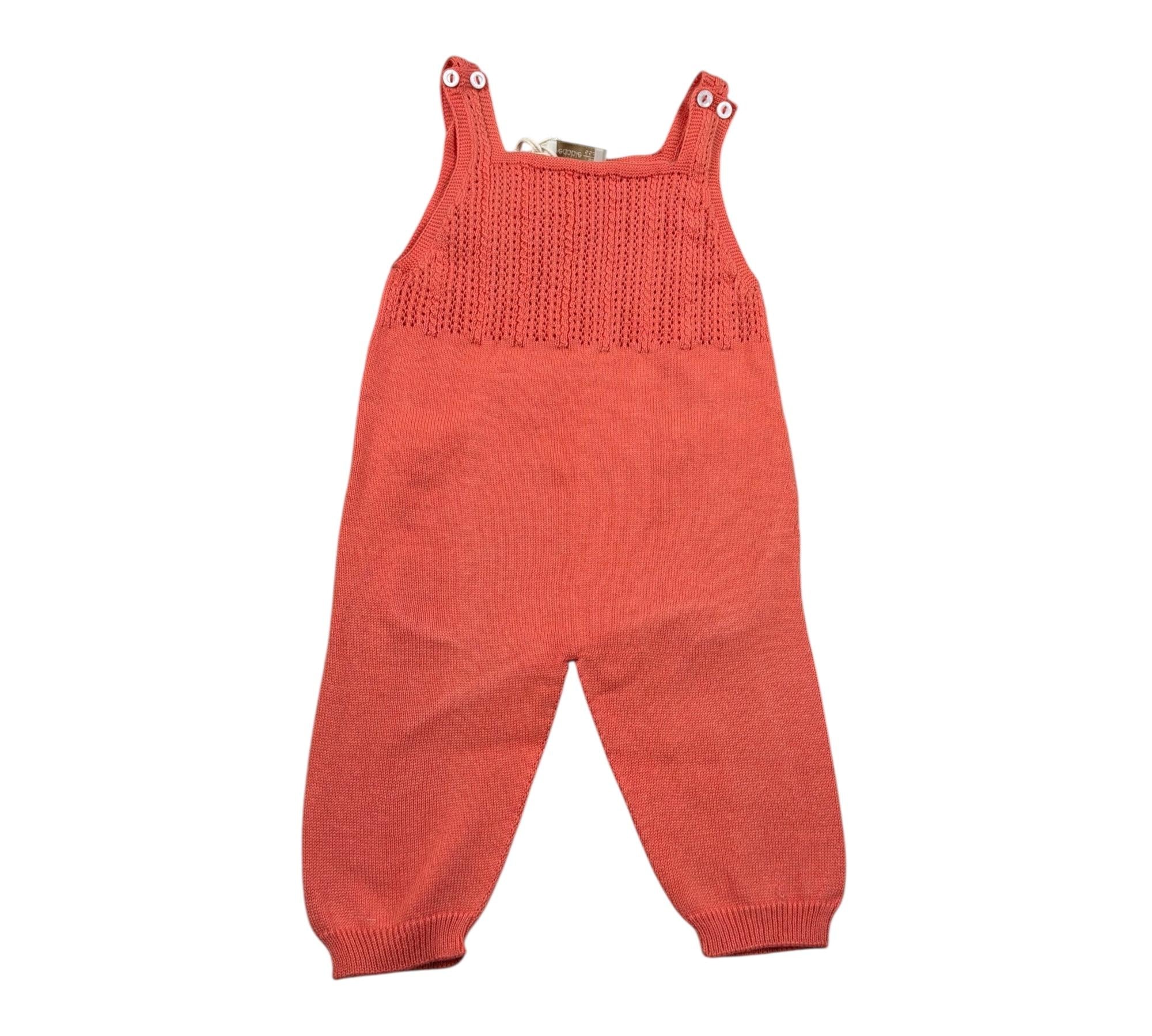 Wedoble salopette Lunga Giromanica per Neonata V2506310A CORALLO WEDOBLE 