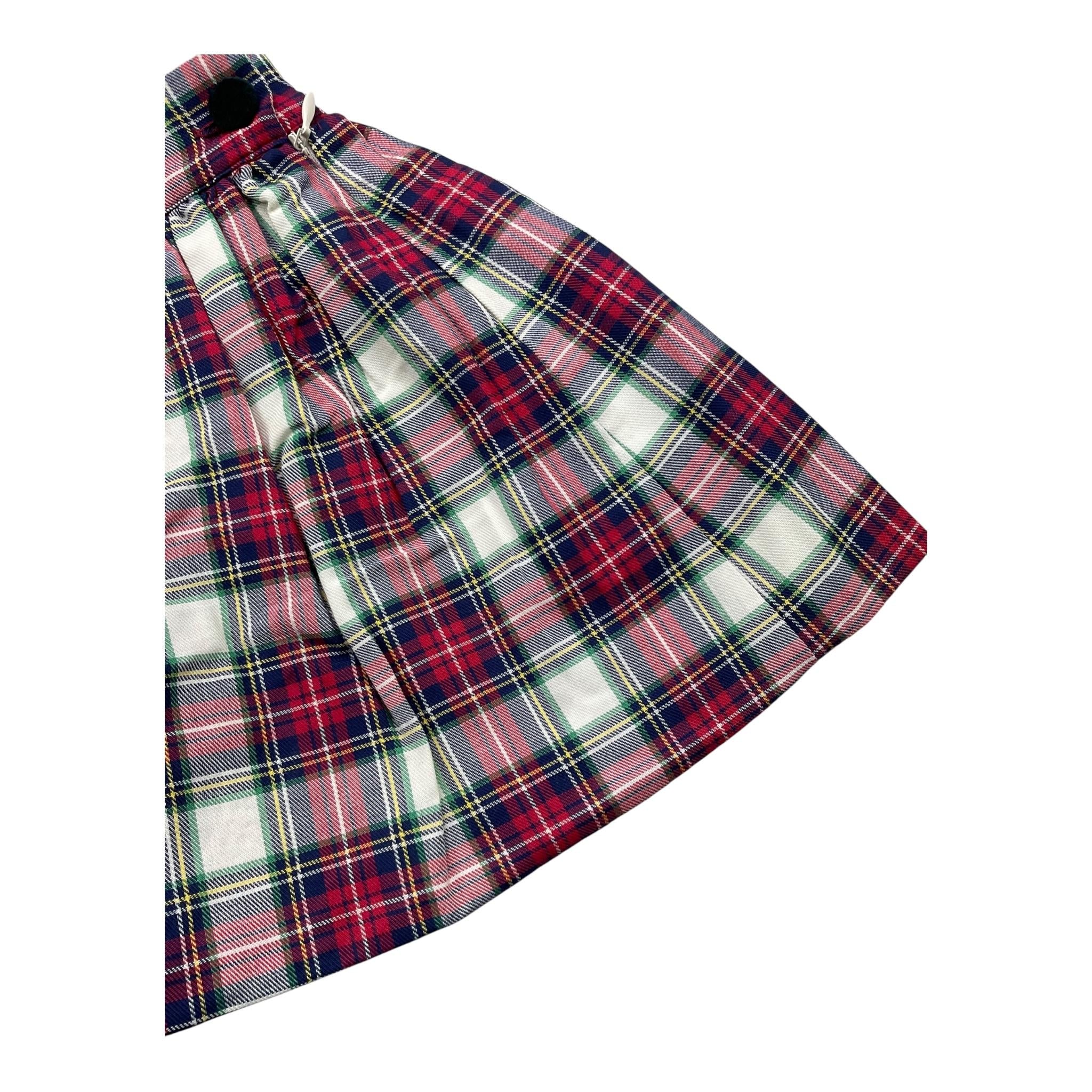 LA STUPENDERIA gonna tinta unita con girovita regolabile Rosso per Neonata TJGN44XN ROSSO LA STUPENDERIA 