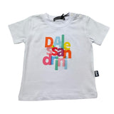 Daniele Alessandrini T-Shirt Tinta Unita con Stampa per Neonato 1296M00226 BIANCO DANIELE ALESSANDRINI 