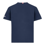 Saint Barth T-Shirt Girocollo Tinta Unita Stampa Pesce per Bambino TSH001 BLU SAINT BARTH 