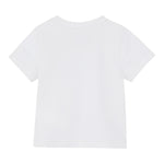 Boss T-Shirt Girocollo Tinta Unita con Stampa per Neonata J52181 BIANCO BOSS 