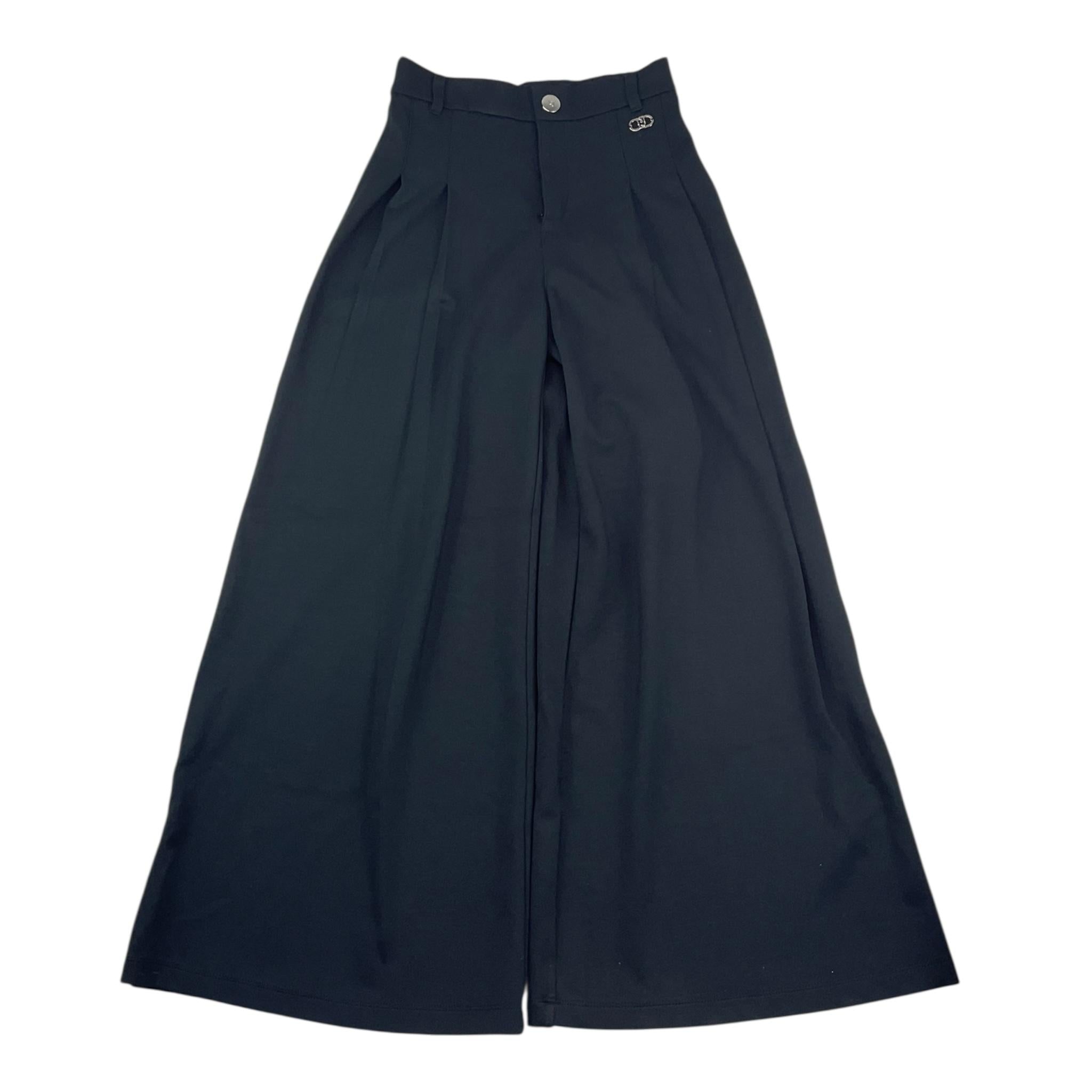 Liu Jo Pantalone Tinta Unita Modello Palazzo per Bambina GA5057 NERO LIU JO 