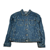 Daniele Alessandrini Giubbino In Denim Tinta Unita per Bambino 1235OD00258X BLU DANIELE ALESSANDRINI 