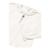 MAYORAL shirt tinta unita con colletto e ricami Panna per Neonata 2194 PANNA MAYORAL 
