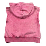 John Richmond Felpa Giromanica con Cappuccio E Stampa per Bambina RGP26156FE ROSA JOHN RICHMOND 