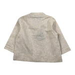 La Stupenderia Camicia tinta unita con Collo Coreano Beige per Neonato TCCM73 BEIGE LA STUPENDERIA 