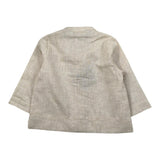 La Stupenderia Camicia tinta unita con Collo Coreano Beige per Neonato TCCM73 BEIGE LA STUPENDERIA 