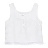 Abel & Lula Camicia Giromanica Tinta Unita per Bambina 5150 BIANCO ABEL & LULA 