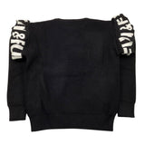 FUN & FUN maglia girocollo tinta unita con rouches alle maniche  Nero per Bambina FNBSW15582 NERO FUN & FUN 