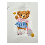 J.O. Milano T-Shirt Girocollo Tinta Unita con Stampa per Neonata 576O1 BIANCO J.O. MILANO 