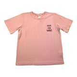 Zhoe &amp; Tobiah – Einfarbiges T-Shirt mit Rundhalsausschnitt und rosa Aufdruck für Babys