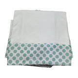 I Delfi Coperta Tinta Unita Fantasia Pois E Ricami per Neonata 25P5146 BIANCO I DELFI 