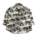 Cesare Paciotti Camicia Manica Lunga Stampa Fantasia per Neonato CMP5151B BIANCO CESARE PACIOTTI 