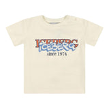 Iceberg T-Shirt Einfarbig Rundhalsausschnitt Mit Logo-Print Creme Für Neugeborene