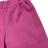 LIU JO pantalone tinta unita modello a palazzo Viola per Neonata KF3089N VIOLA LIU JO 