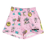 Barrow Kinder Shorts einfarbig mit Kontrastdruck rosa für Mädchen