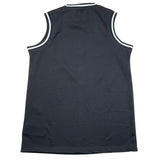 Diadora Einfarbiges Tanktop mit Rundhalsausschnitt und schwarzem Logo-Print für Jungen