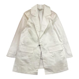 Fracomina Completo Giacca Tinta Unita con Bottoni-Pantalone per Bambina FM0966 BIANCO FRACOMINA 