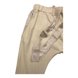 Caffe' D'Orzo Schlichte Hose mit elastischem Bund in Beige für Baby-Mädchen