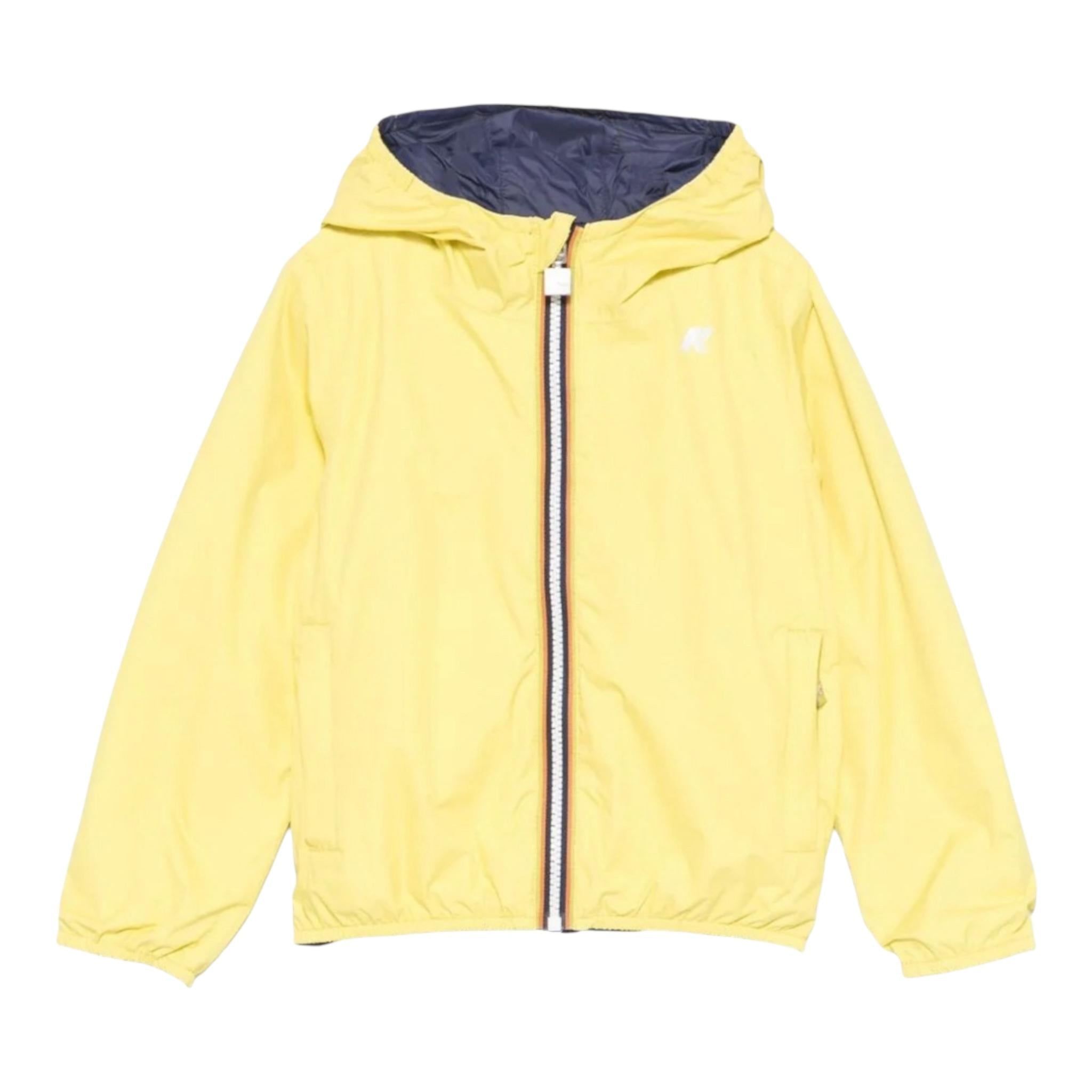 K-Way Giubbino Reversibile Bicolore per Bambino K61314 GIALLO/BLU K-WAY 