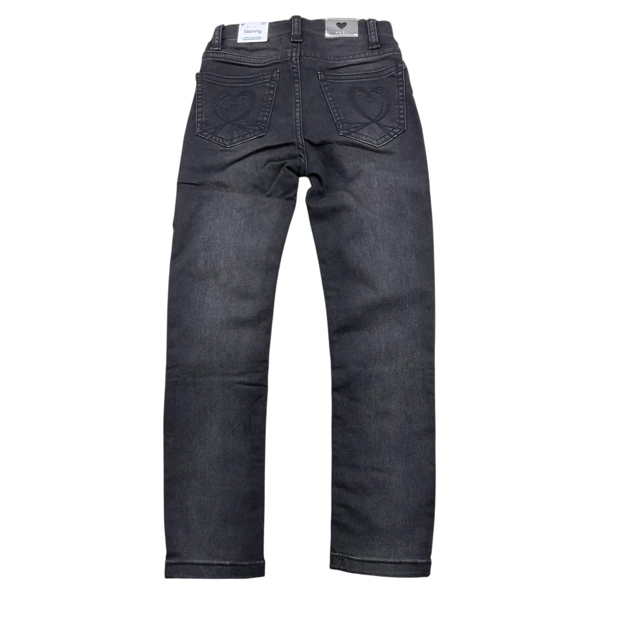 MAYORAL jeans tinta unita con girovita regolabile Nero per Neonata 577N NERO MAYORAL 