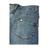 Liu Jo Jeans Tinta Unita con Girovita Regolabile per Neonata KA5067NX BLU LIU JO 