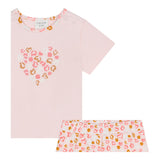 @Madilly 2-teiliges Set Rosa T-Shirt-Shorts für Baby Mädchen