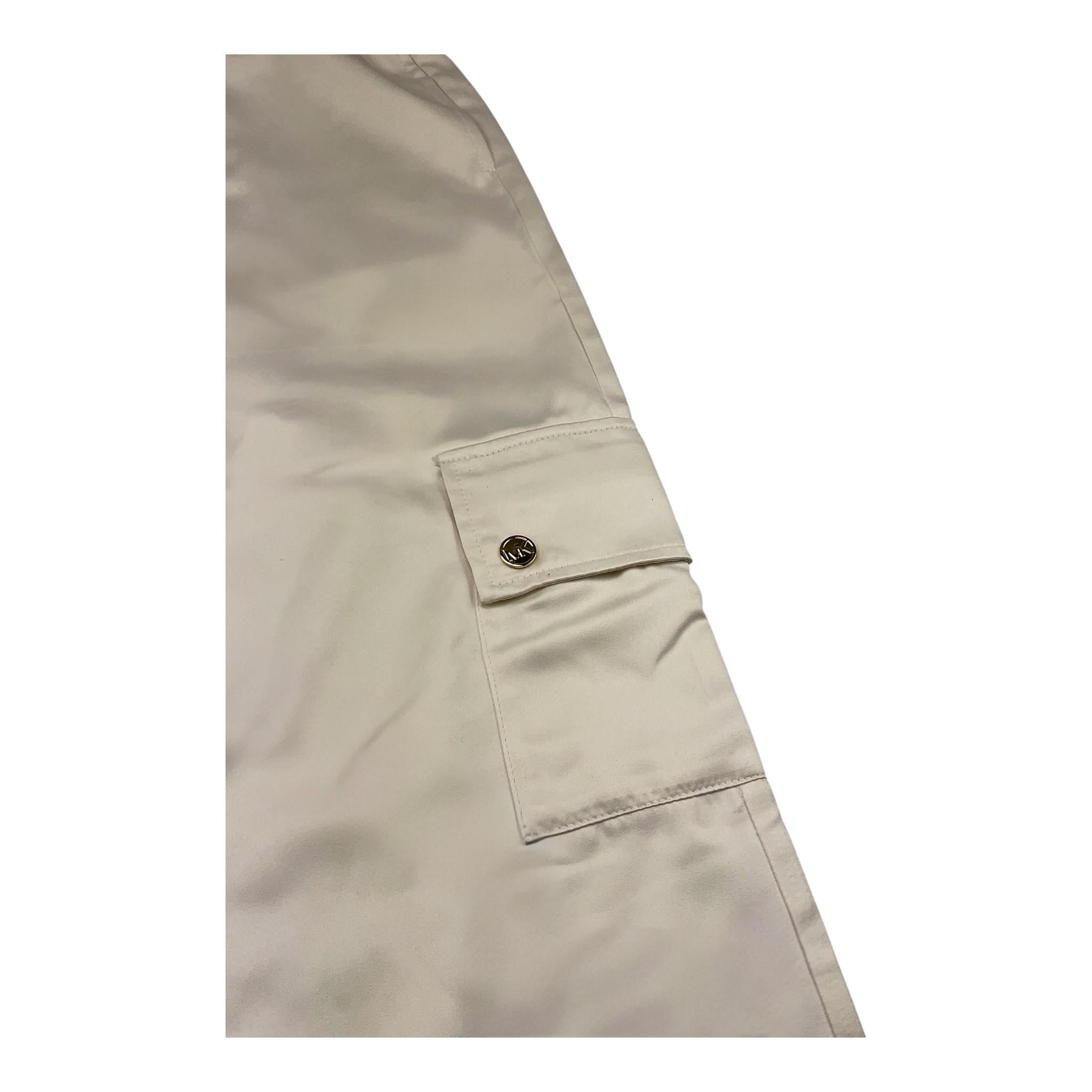 Michael Kors Pantalone Tinta Unita con Elastico In Vita per Bambina R30284X CREMA MICHAEL KORS 