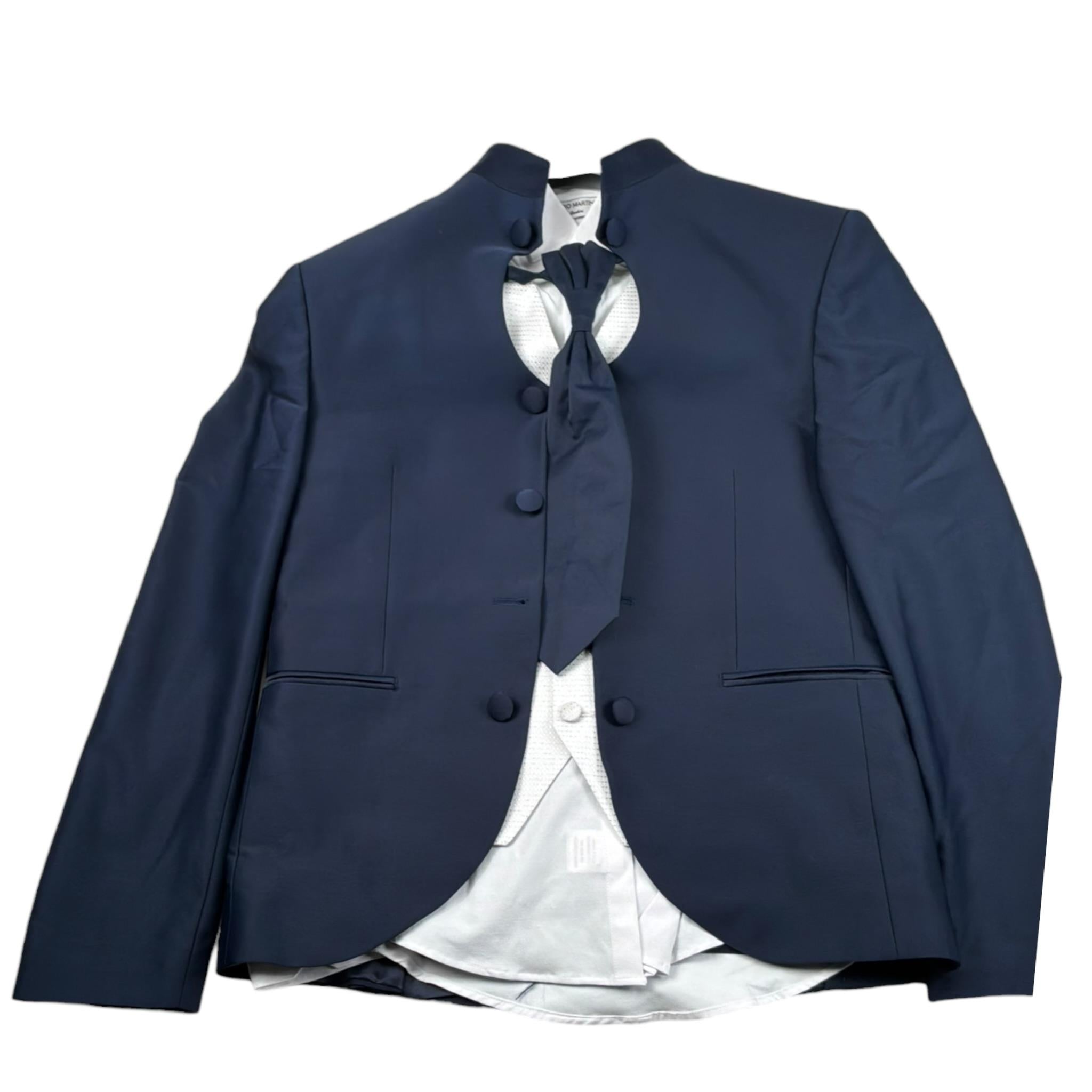 Alessandro Martinez  Completo 5 Pezzi Giacca-Gilet-Camicia-Cravatta-Pantalone per Bambino AM40110J BLU ALESSANDRO MARTINEZ 