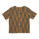 Burberry T-Shirt Girocollo Tinta Unita con Fantasia per Bambina 8100073 BEIGE BURBERRY 