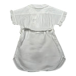 Zhoe & Tobiah Abito Giromanica Tinta Unita per Bambina RTT7FJ BIANCO ZHOE & TOBIAH 