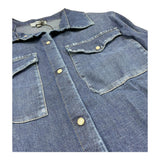 DIXIE abito in denim tinta unita con cintura Blu per Bambina AB52010G67 BLU DIXIE 