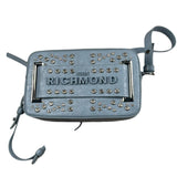 John Richmond Borsa Tinta Unita con Logo E Applicazioni per Bambina RGP26227BO AZZURRO JOHN RICHMOND 
