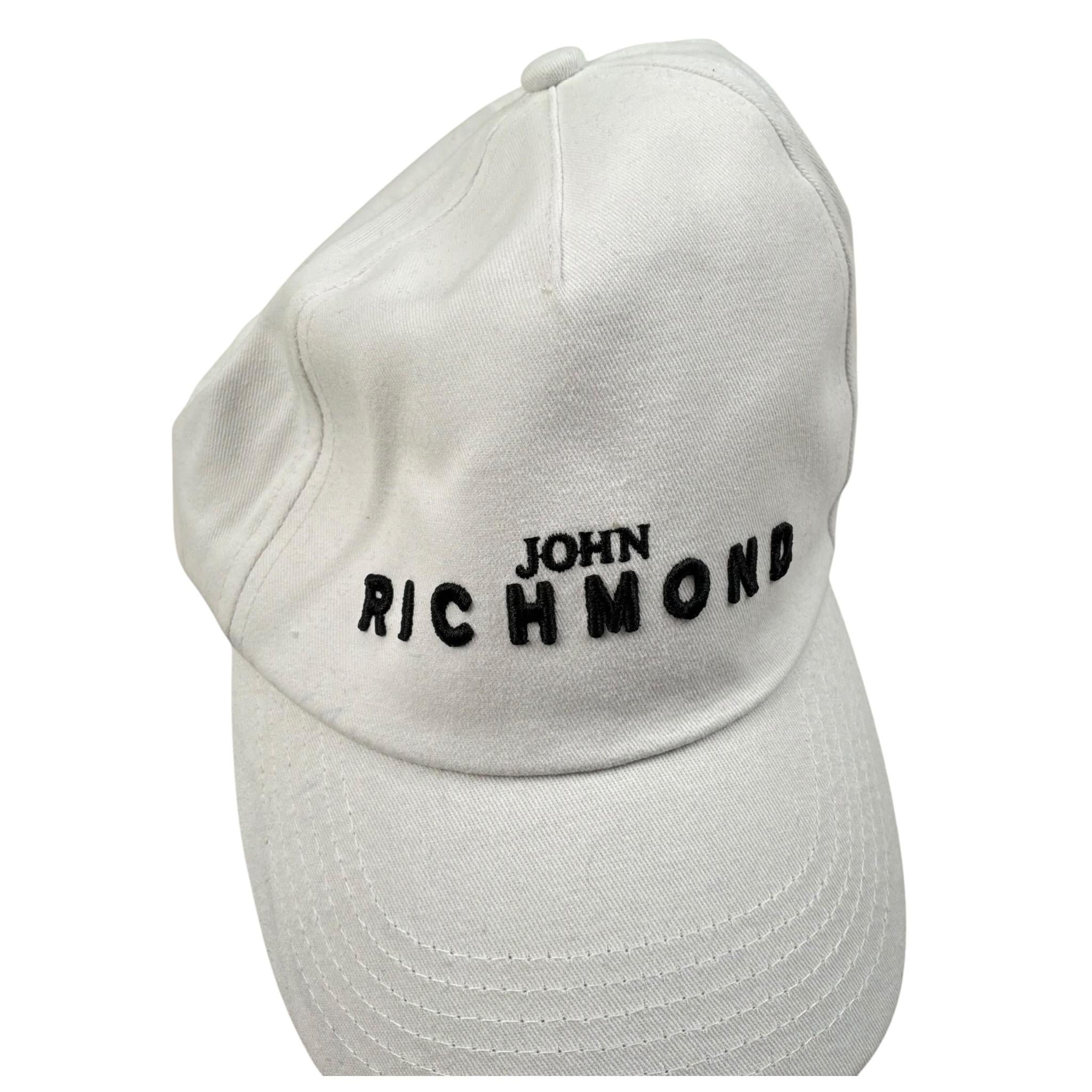 John Richmond Cappello Visiera Tinta Unita con Logo per Bambino RGP25212BT BIANCO JOHN RICHMOND 