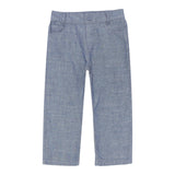 Trussardi Pantalone tinta unita con 5 Tasche Blu per Bambino TIP25035JE BLU TRUSSARDI 