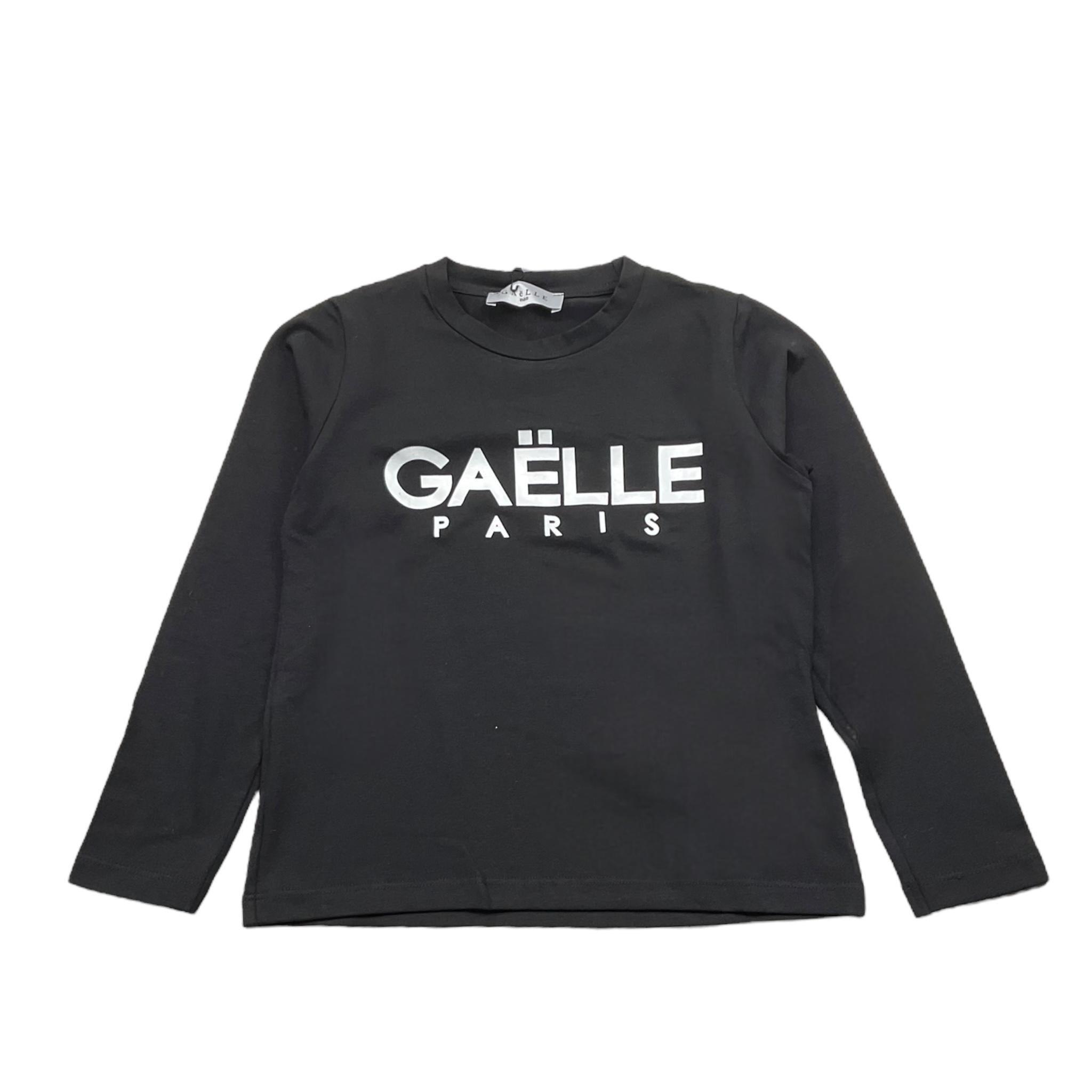 GAELLE shirt girocollo tinta unita con stampa Nero per Bambina 2741M00316X NERO GAELLE 