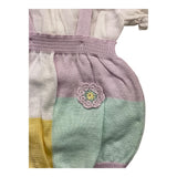 Marlu' 2-teiliges Set Shirt-Strampler Weiß/Flieder für Neugeborene Baby Mädchen