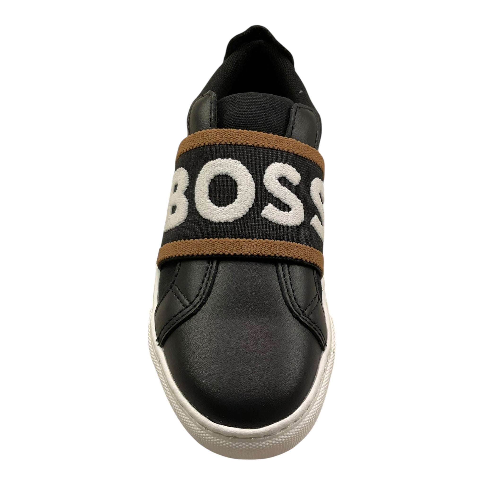 Boss Sneakers Tinta Unita con Logo per Bambino J51655 NERO BOSS 