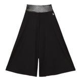 Patrizia Pepe Plain Palazzo Pants Schwarz für Mädchen