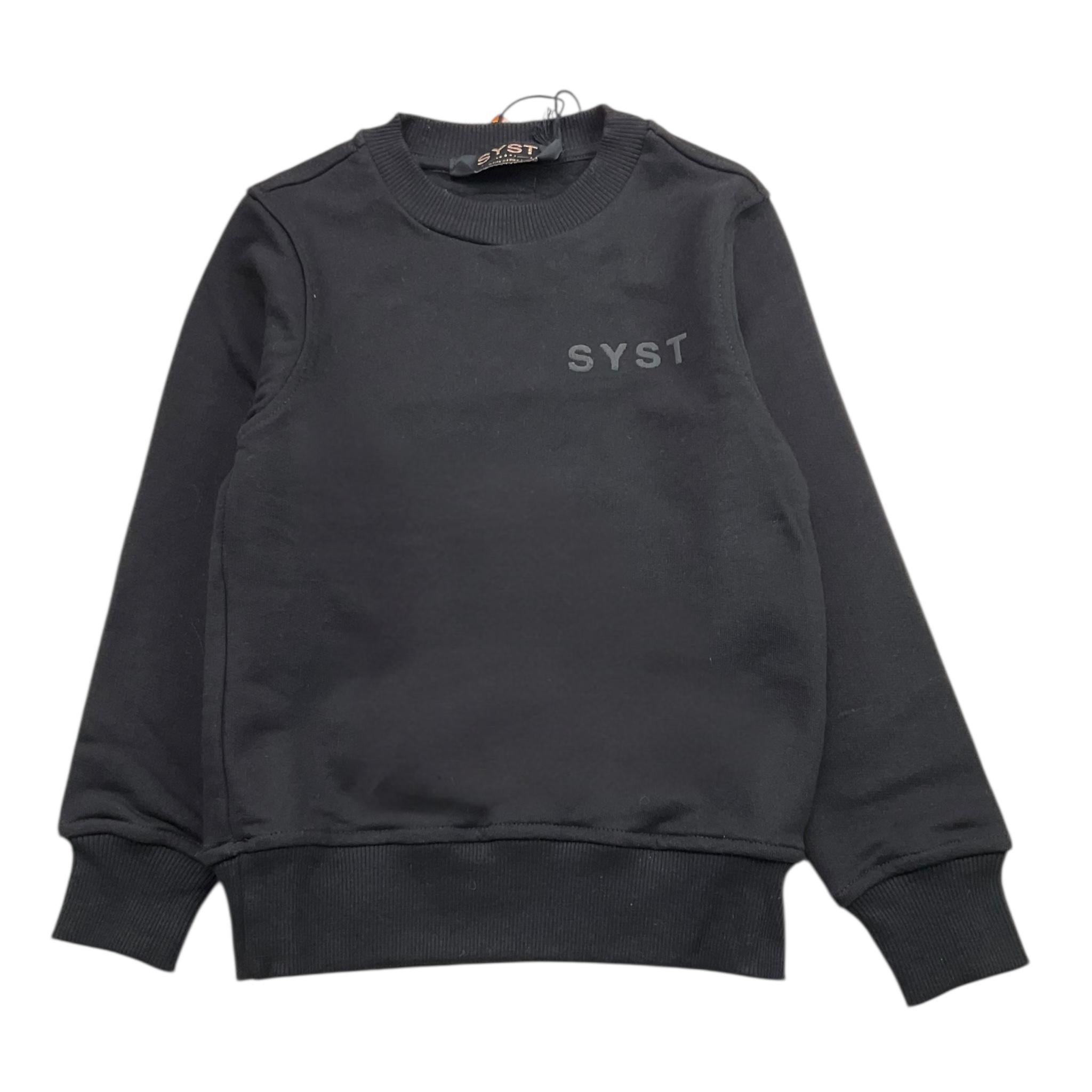 STAY STREET felpa girocollo tinta unita  Nero per Bambino 16168 NERO STAY STREET 