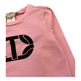 TWINSET shirt girocollo tinta unita con stampa Rosa per Neonata 242GJ2032NXXXX ROSA TWINSET 