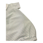 Ninnaoh Pagliaccetto Tinta Unita con Fantasia A Righe per Neonato E23256P BIANCO NINNAOH 