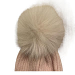 MAC ILUSIO'N cappello tinta unita con pon pon Rosa per Neonata GB47X ROSA MAC ILUSIO'N 