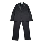 completo 2 pezzi giacca-pantalone tinta unita PP3943 NERO PAOLO PECORA 