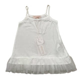 Please Schlichtes Trägerkleid mit weißem Tüll für Baby-Mädchen