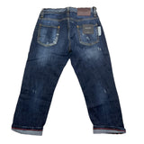 PATRIOT jeans tinta unita con strappi Blu per Bambino PB4F2WPBK10 BLU PATRIOT 