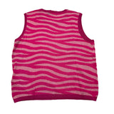 J'Aime' Top ärmellos einfarbig Fuchsia für Mädchen