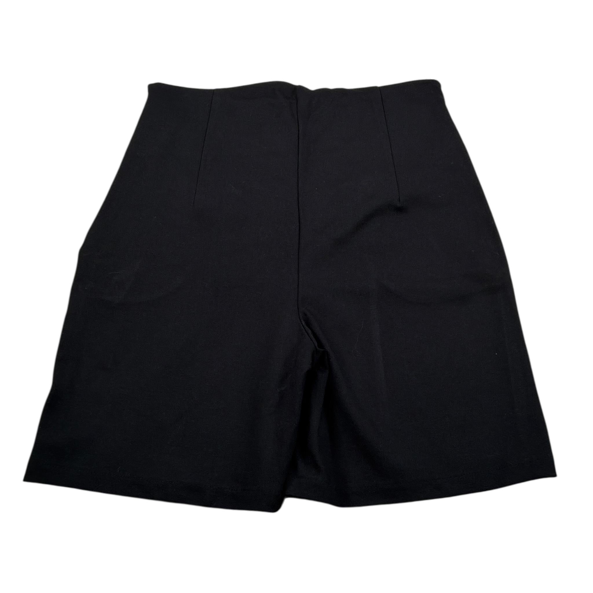 Vicolo Short tinta unita con Bottoni In Contrasto Nero per Bambina 142PO859 NERO VICOLO 